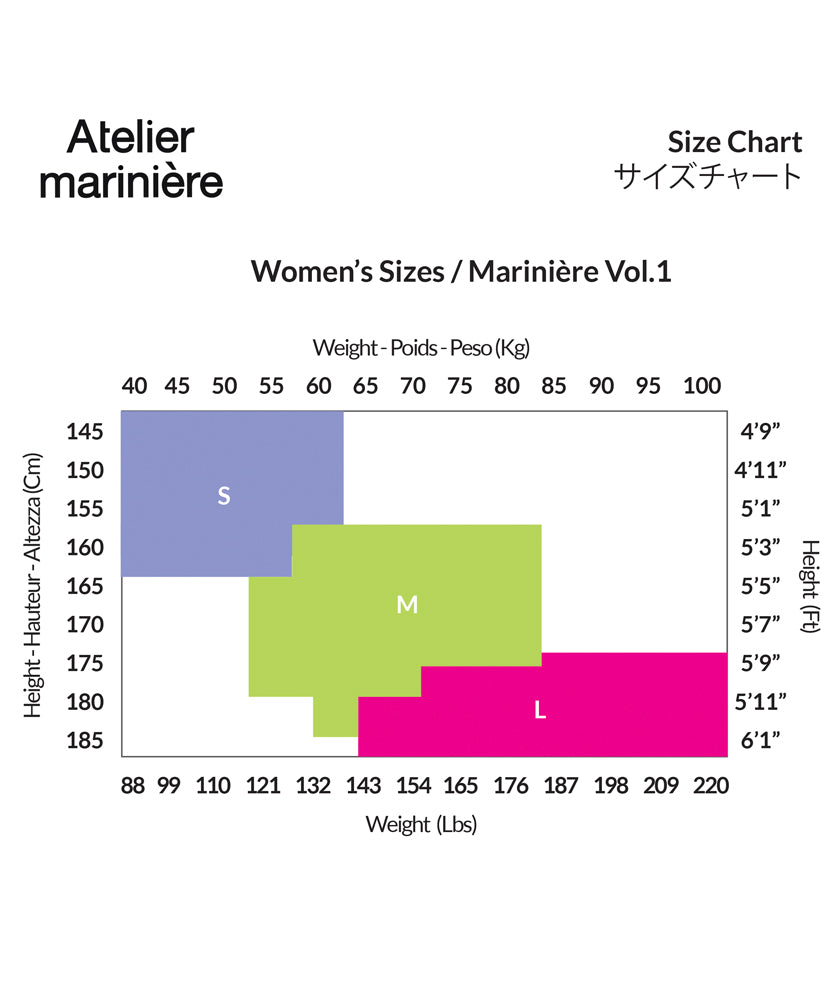 Size Chart Marinière Woman