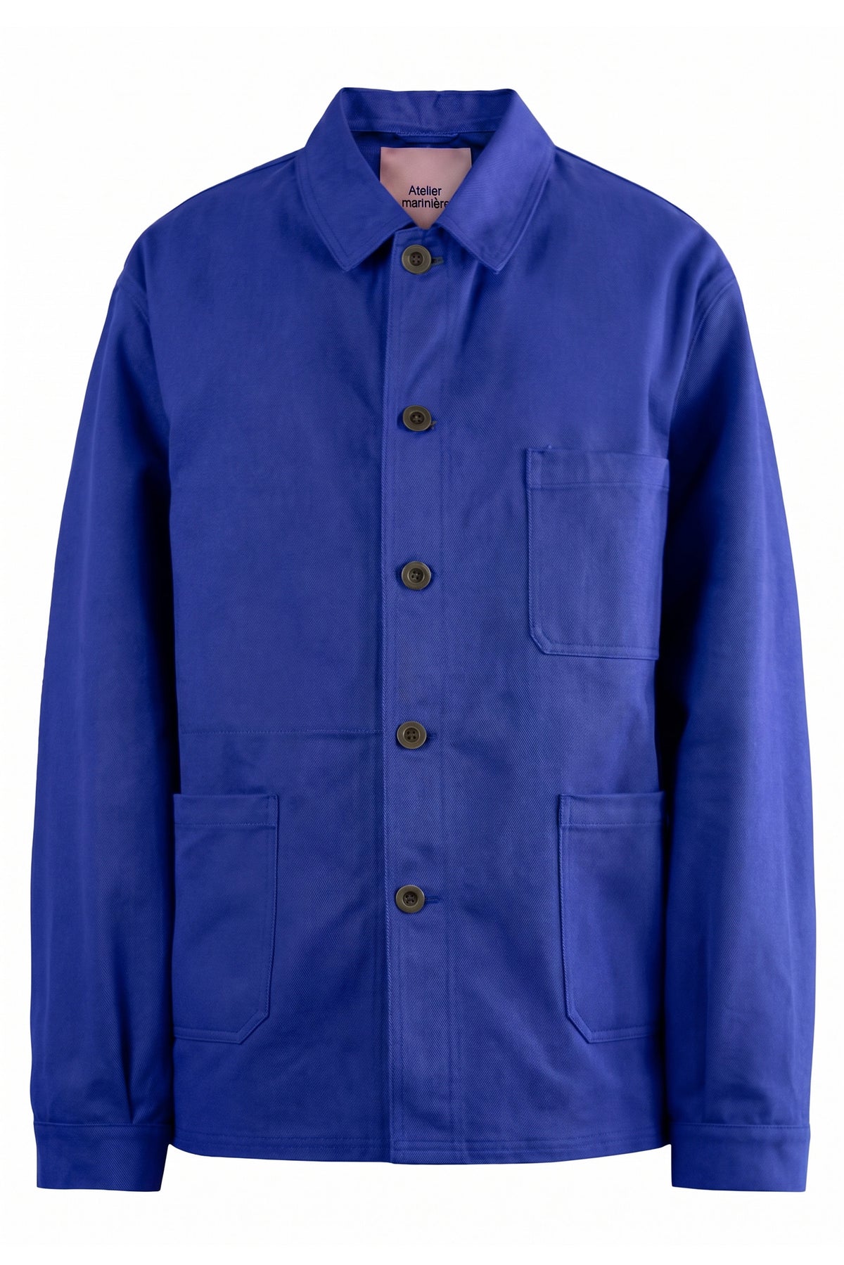 Men's French Work Jacket, 100% Cotton, Original Blue