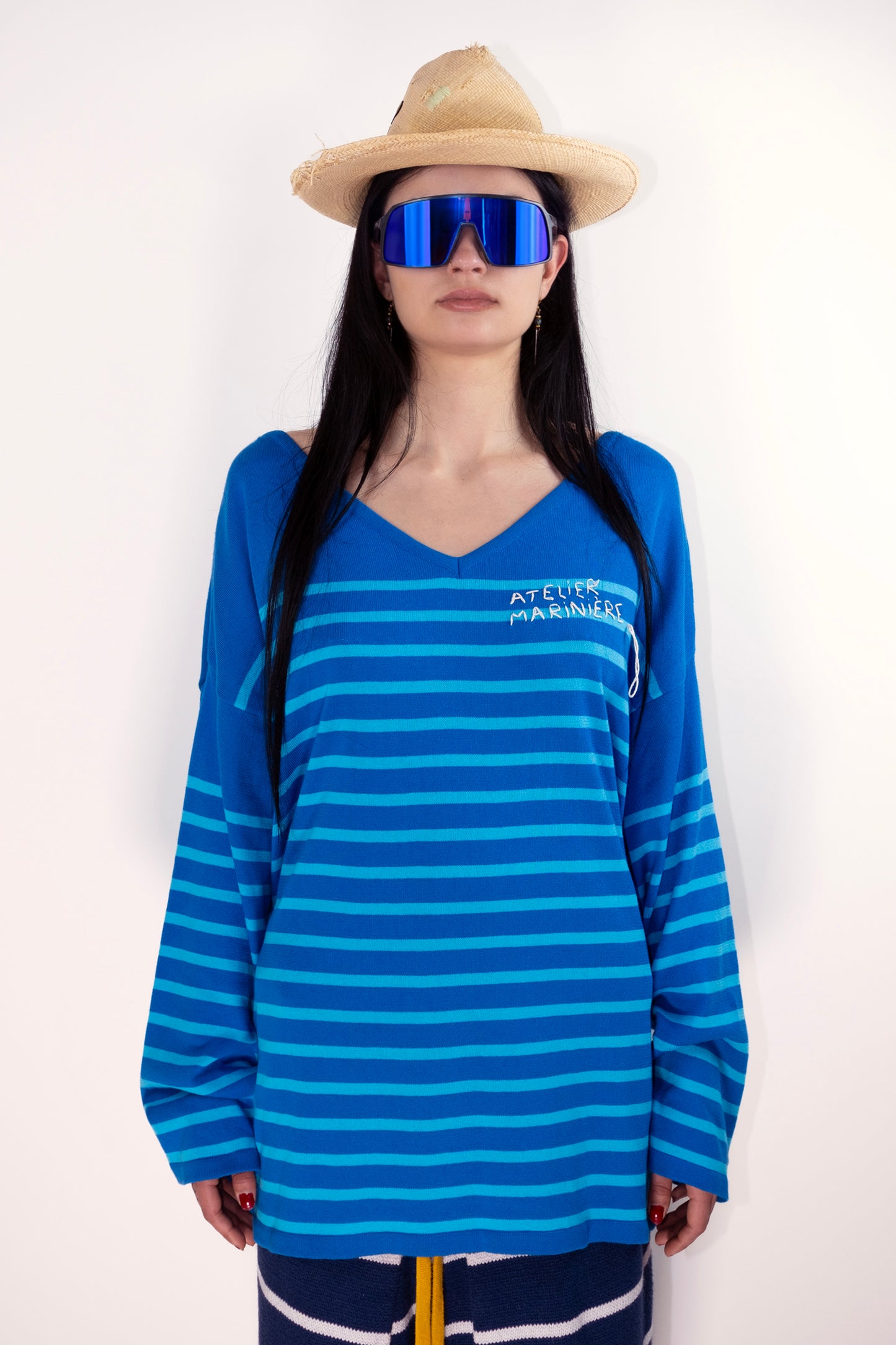 Women's Blue Stripes Marinière - Perfect for Summer Outfits
