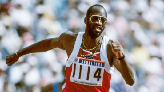 Edwin Moses and his Aviator Sunglasses - Fashion Behind The Olympics Games, not only Stripes
