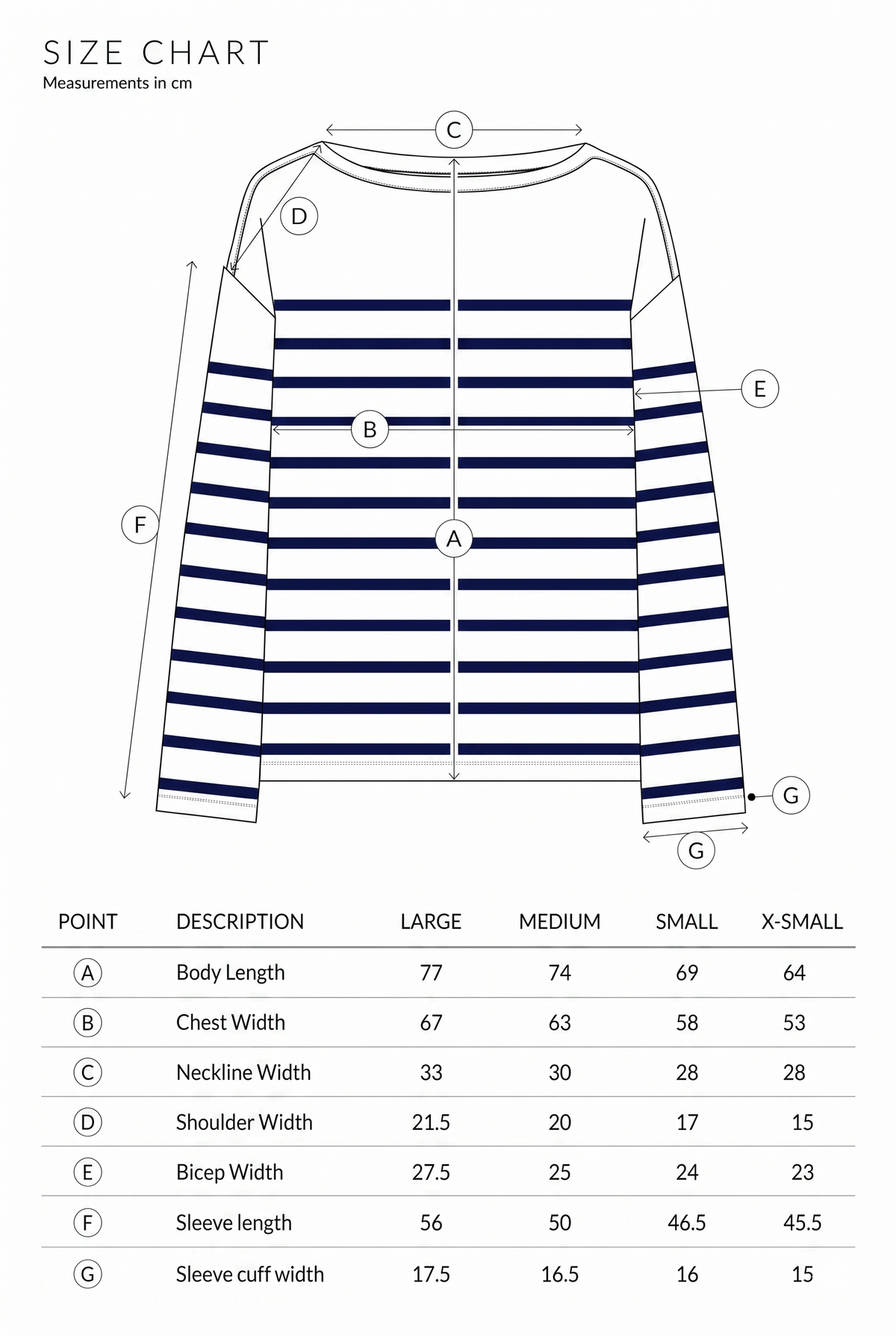 Men's Oversized Breton Shirt