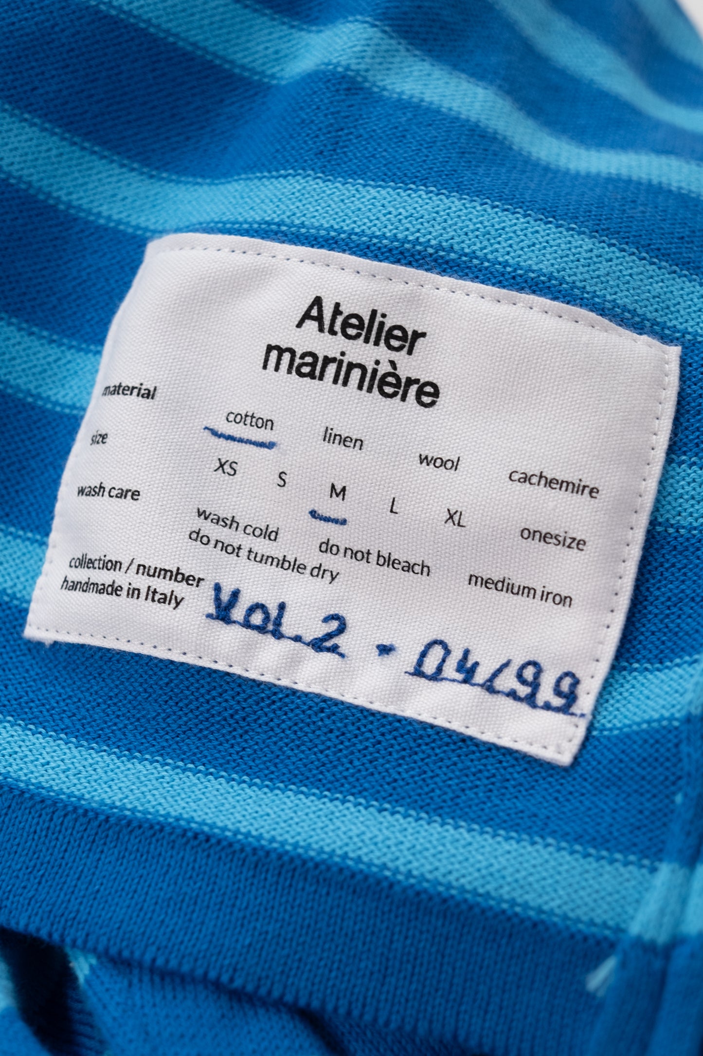 Men's Marinière - Summer 2024 - Vol.2 - Blue / Light Blue Stripes