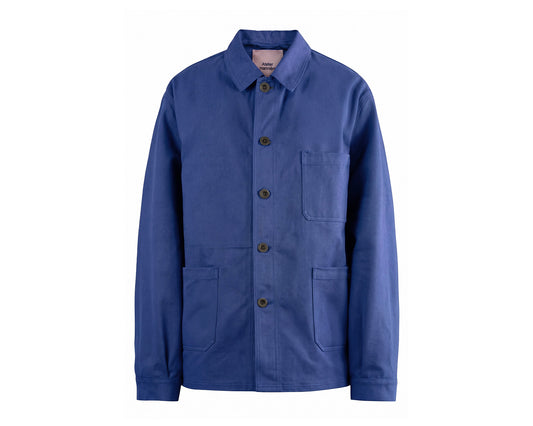 Women's French Work Jacket, 100% Cotton, Blue de Travail
