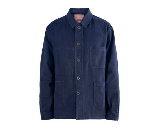 Men's French Work Jacket, Navy Fade