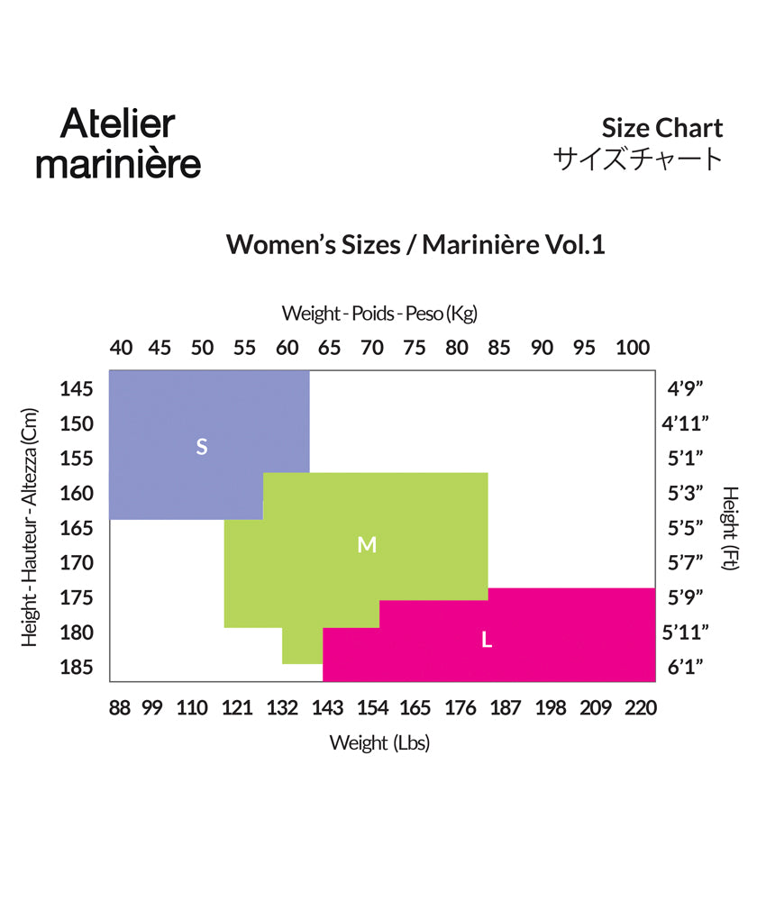 Women's Marinière - Spring 2024 - Vol.1 - Cognac / Powder Stripes
